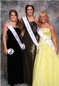 10th grade Pre Jr. Miss Tallassee (left to right): Ashton Knapp, 2nd alt., Winner and Photogenic Katlyn Benton, 1st alt. Anna Leigh Rigsby