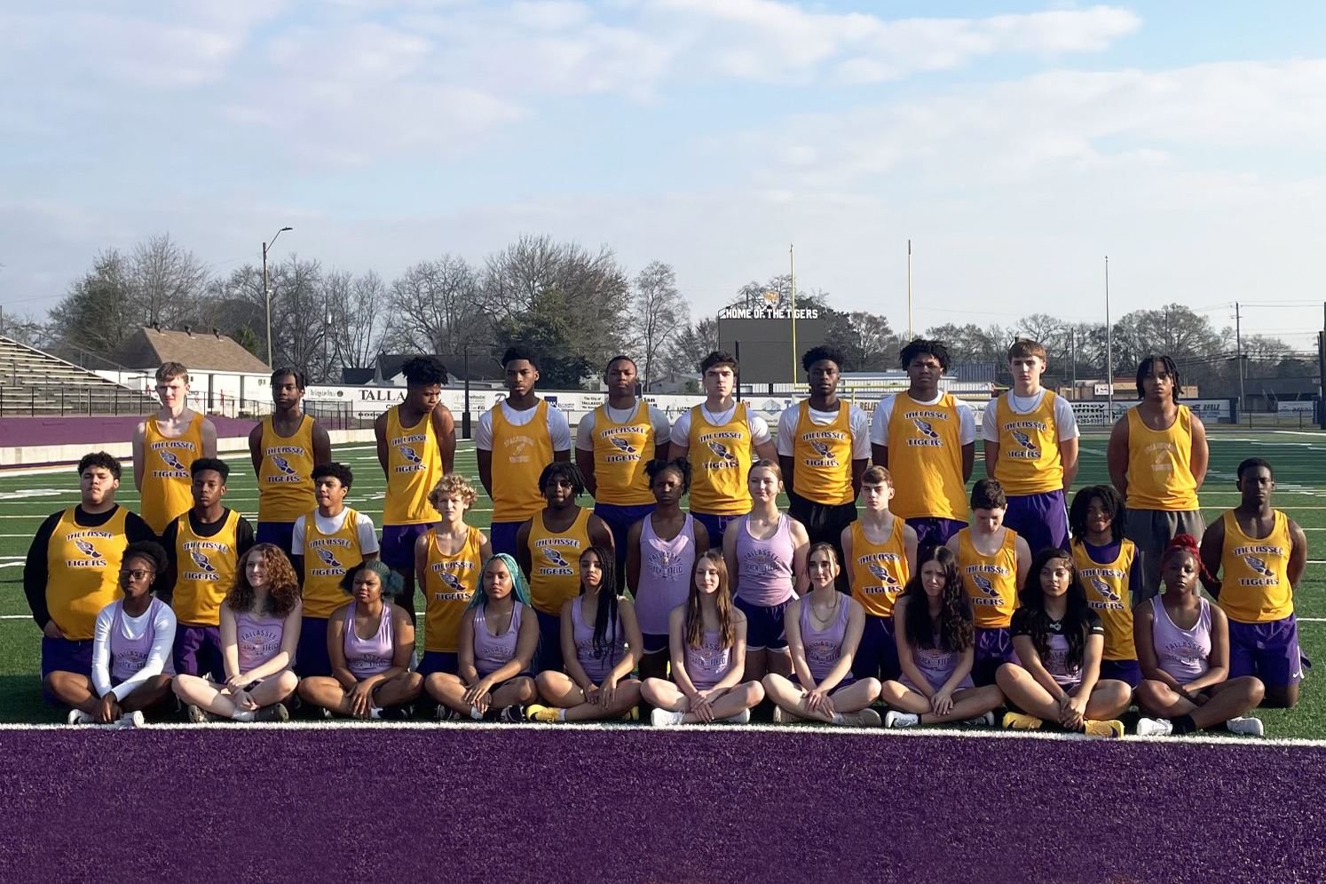 Youth On Display with Track Team